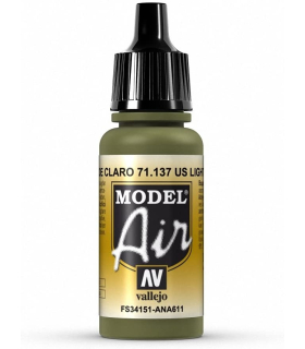 رنگ مخصوص ایربراش والجو مدل Air 17 ml Acrylic Paint برند Vallejo
