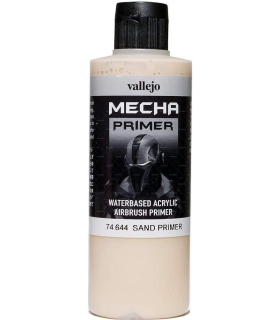 رنگ مخصوص ایربراش برند والجو VALLEJO AV Mecha Color" Acrylic Airbrush Colour - Sand Primer 200ML