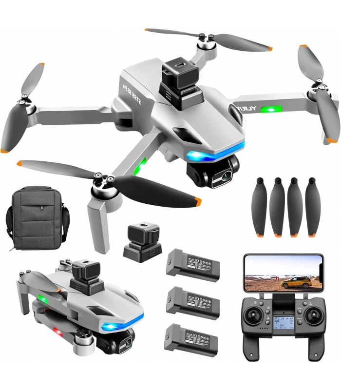 کوادکوپتر مدل Foldable drone with camera with 8K Camera for Adults GPS RC Quadcopter 30 Mins Long Flight