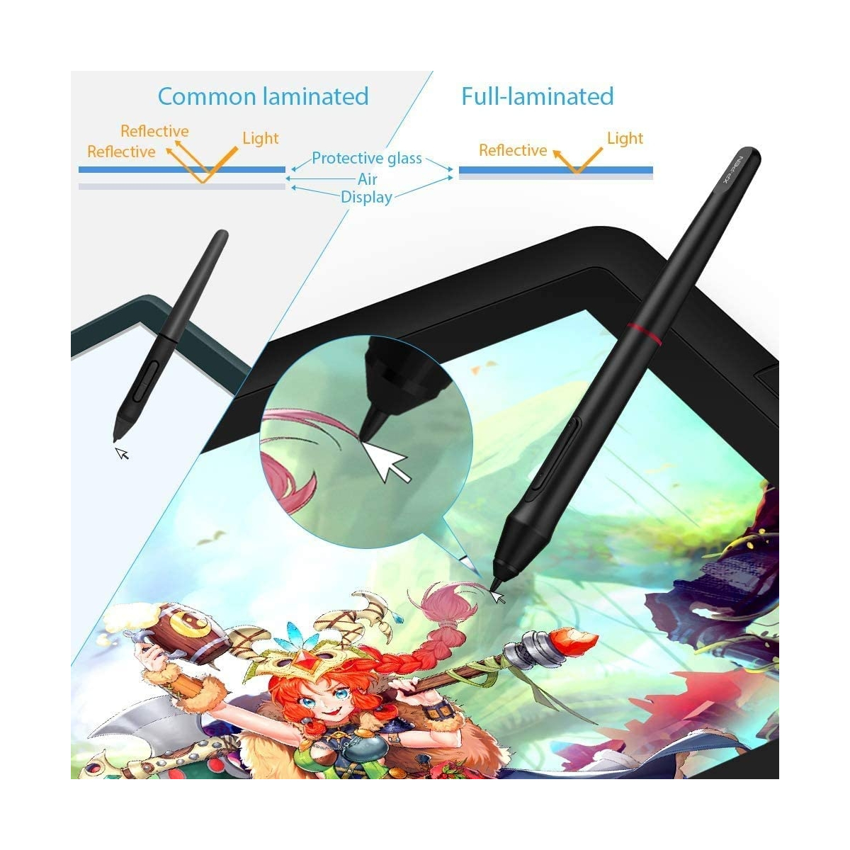 مانیتور طراحی اکس پی پن مدل Artist 15.6 Pro برند XP PEN