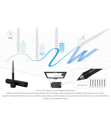 قلم نوری مدل ایکس پی پن مدل Deco Pro Medium برند XP PEN