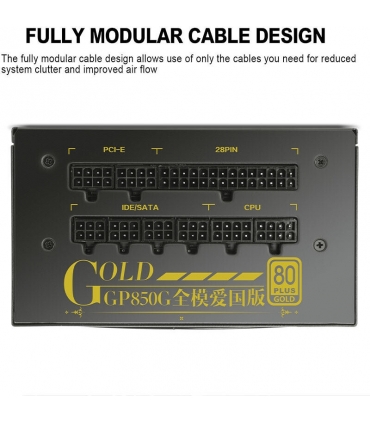 منبع تغذیه کامپیوتر سگوتپ Segotep Fully Modular GP850G 750W Original PSU 80 Plus Gold Gaming Power Supply
