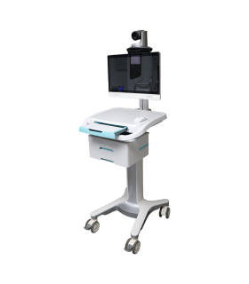 ایستگاه کاری سیار پزشکی روی چرخ Hospital Laptop Cart Medical Workstation On Wheels برند SONKA - زمان تحویل بین 6 تا 8 هفته