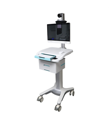 ایستگاه کاری سیار پزشکی روی چرخ Hospital Laptop Cart Medical Workstation On Wheels برند SONKA - زمان تحویل بین 6 تا 8 هفته