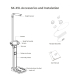 ترازوی آنالیز و غربالگری سلامت بدن سونکا مدل Medical SK-X9L برند SONKA