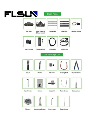 پرینتر سه بعدی اف ال سان مدل QQ-S pro برند Flsun
