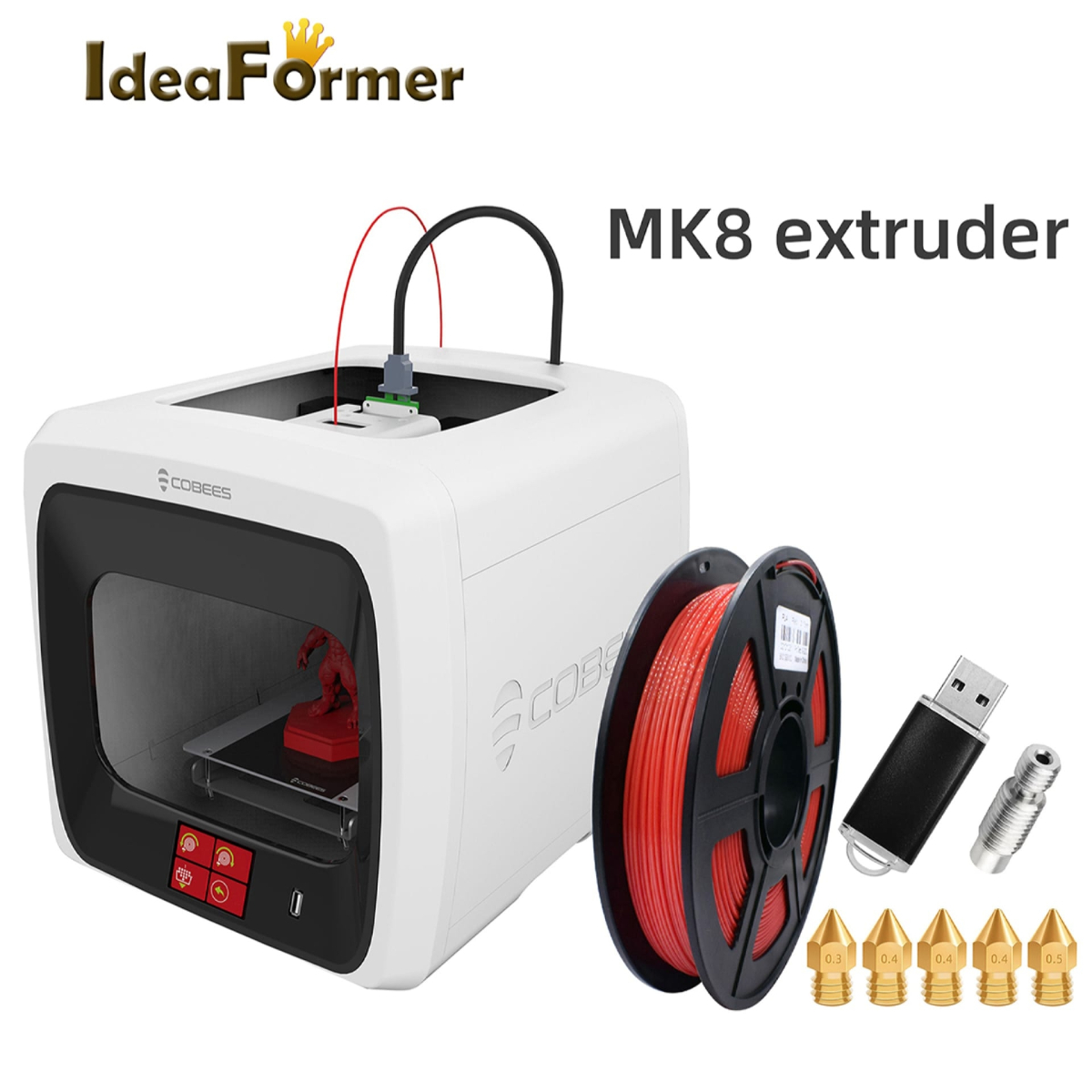 چاپگر سه بعدی مدل Ideaformer FDM 3D Printer Cobees - تحویل 6 تا 8 هفته کاری