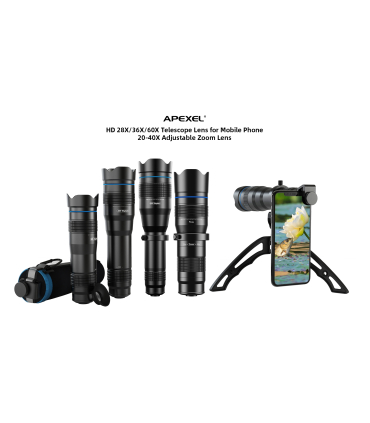 پک 5تایی لنز موبایل اپکسل مدل APL-HB5 V2 برند APEXEL