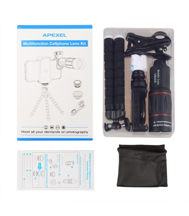 لنز 18 زوم موبایل اپکسل مدل APL-18XBZJ5 برند APEXEL