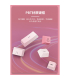 کیبورد بی سیم رویالکس مدل K411 برند Royalaxe مکانیکال سوییچ Pink با 2 نسخه بلوتوث یک WIFI و اتصال کابل