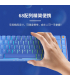 کیبورد بی سیم رویالکس مدل K411 برند Royalaxe مکانیکال سوییچ Pink با 2 نسخه بلوتوث یک WIFI و اتصال کابل
