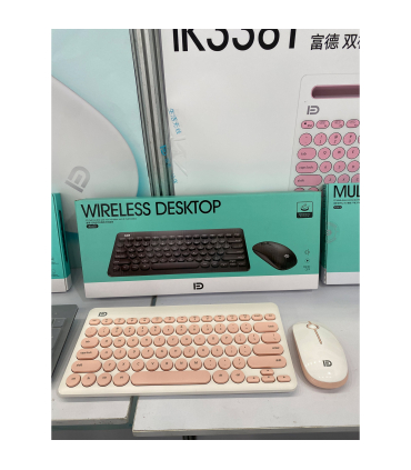 ماوس و کیبورد بی سیم اف دی مدل iK6620 برند FD