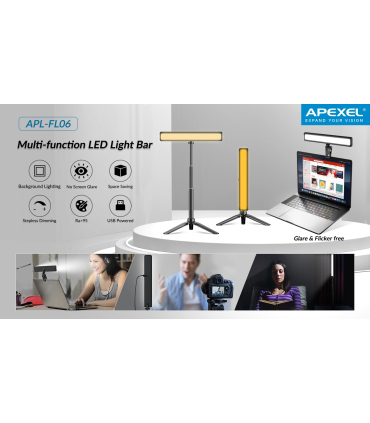 لایت مکعبی لپ تاپ اپکسل مدل APL-FL06 برند APEXEL