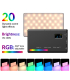 لایت مکعبی دوربین RGB اپکسل مدل APL-FL07 برند APEXEL