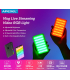 لایت مکعبی دوربین RGB اپکسل مدل APL-FL07 برند APEXEL
