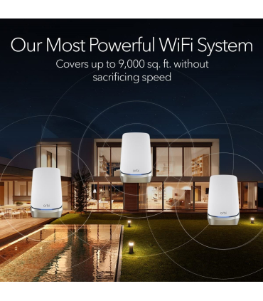 روتر وایفای 6 نتگیر مدل RBKE963 Orbi Quad-Band برند NETGEAR 