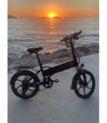 دوچرخه برقی سیم بایک مدل 20L VXD30 برند Samebike ترمز دیسکی