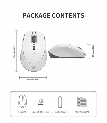 ماوس بی سیم اف دی مدل i360t برند FD