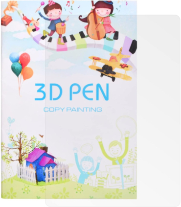 دفترچه طراحی برای قلم سه بعدی شامل 40 طرح مختلف کیو کی برند QK