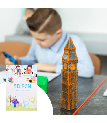 دفترچه طراحی برای قلم سه بعدی شامل 40 طرح مختلف کیو کی برند QK