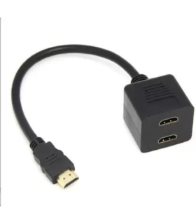 کابل HDMI یک سر نری به 2 سر مادگی طول 0.3 متر برند KAISER