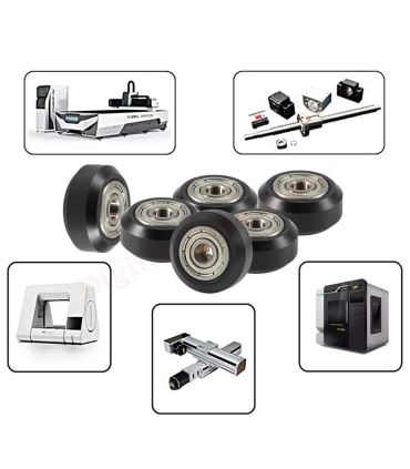ماژول پولی هرز گرد 5 عددی پرینتر سه بعدی انی کیوبیک مدل D pulley Chiron برند AnyCubic
