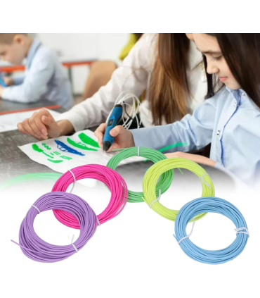 پک 20 عددی فیلامنت PCL مناسب برای قلم سه بعدی برند Myrewell