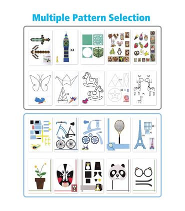 دفترچه طراحی ویسان برای قلم سه بعدی مدل templets 10 images شامل 10 طرح مختلف برند Myrewell