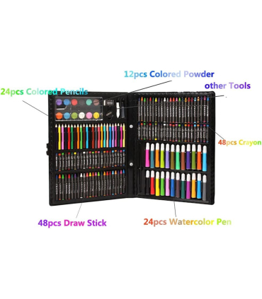 مداد رنگی سوپر مگا آرت ست 168 رنگ برند super mega art set Touch