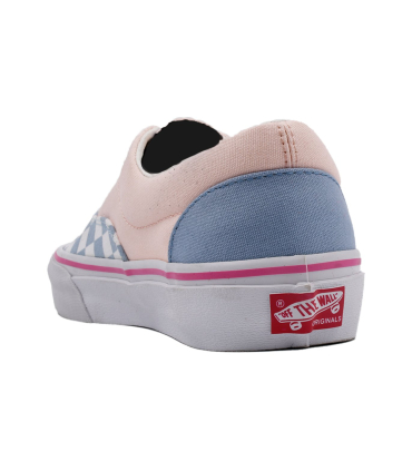 کفش اسنیکر صورتی ونس مدل شطرنجی آبی سفید VANS Era Checkerboard Sneaker blue powder vn0a4bv5veg