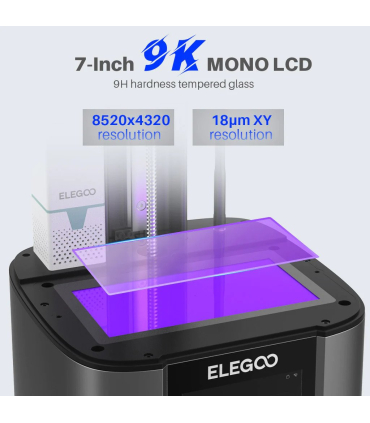 پرینتر سه بعدی الگو مدل Mars 4 Ultra 9K برند ELEGOO