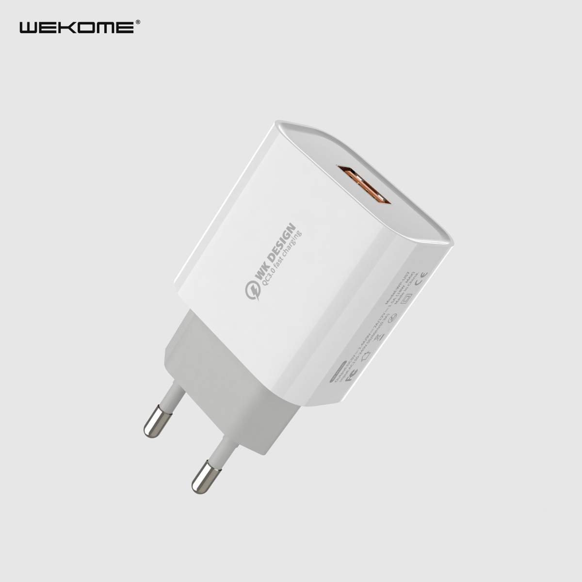 شارژر ویکام 18 وات WP-U57 برند Wekome همراه با کابل تایپ سی