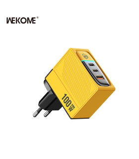 شارژر ویکوم مدل Charger (GaN 100W 1A+2C)-(EU) کد WP-U155 برند Wekome