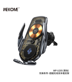 نگهدارنده گوشی ویکام مدل مگنتی دارای شارژر وایرلس 15 واتی کد WP-U205 برند Wekome