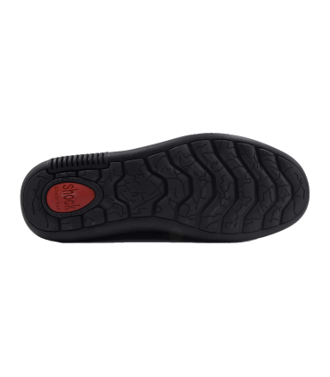 کفش بدون بند چرمی کلارکس آنتی شوک دار ماساژور دار دور دوخت مدل Clarks 21961BL