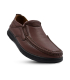 کفش چرم قهوه ای کلارکس آنتی شوک دار ماساژور دار دور دوخت مدل Clarks 21961BR
