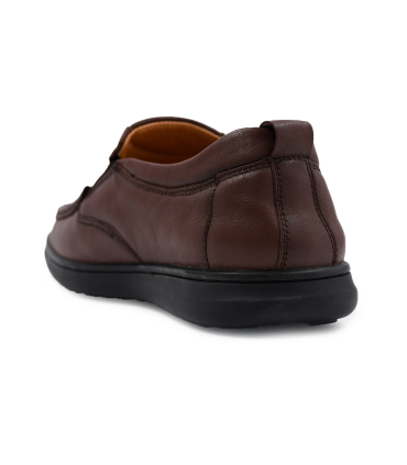 کفش چرم قهوه ای کلارکس آنتی شوک دار ماساژور دار دور دوخت مدل Clarks 21961BR