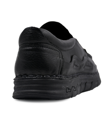 کفش بدون بند چرم قهوه ای کلارکس مدل کفی ماساژور دار دور دوخت Clarks Loafer Casual Mens Comfortabele Flats 9816