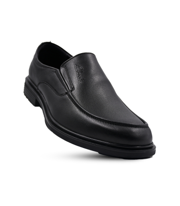 کفش کژوال مردانه کلارکس مدل چرم بدون بند Clarks Casual Shoes Slip On Loafer A221-6BR