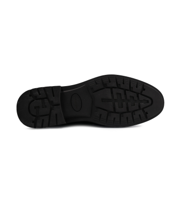 کفش رسمی بنددار چرم مشکی کلارکس  Clarks Black leather lace-up formal shoes A221-8BL