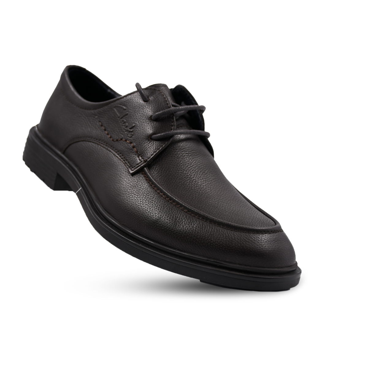 کفش رسمی بنددار چرم مشکی کلارکس  Clarks Black leather lace-up formal shoes A221-8BL
