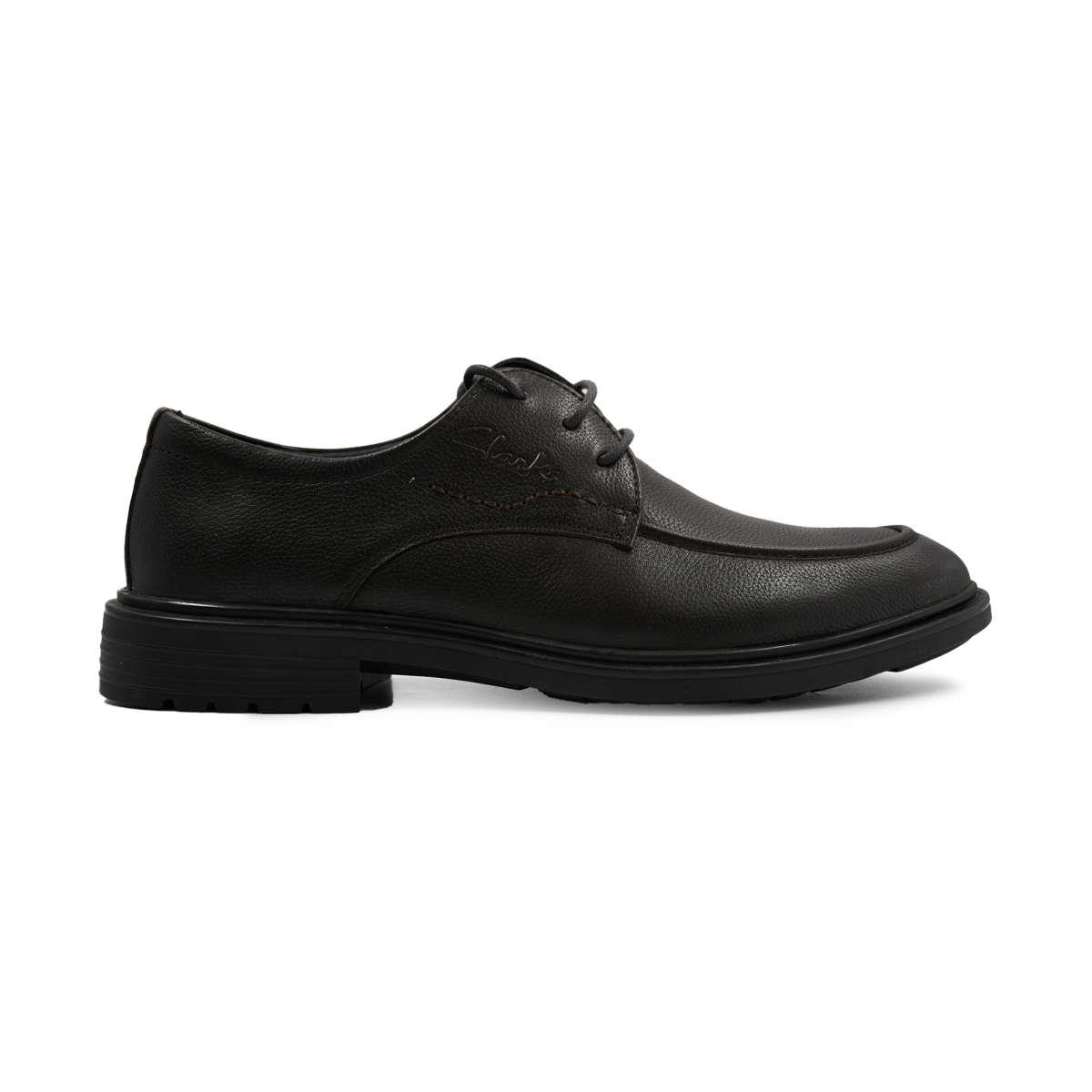 کفش رسمی بنددار چرم مشکی کلارکس  Clarks Black leather lace-up formal shoes A221-8BL