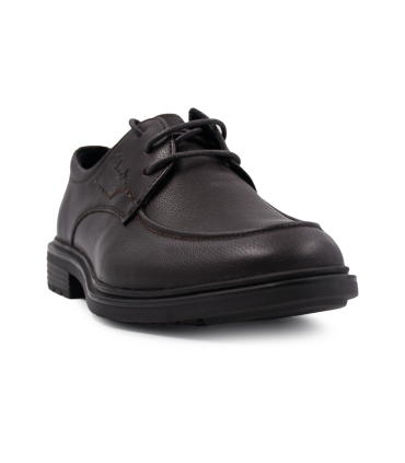 کفش رسمی بنددار چرم مشکی کلارکس  Clarks Black leather lace-up formal shoes A221-8BL