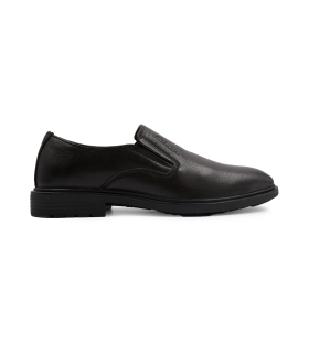 کفش مردانه بدون بند چرم طرحدار کلارکس مدل رسمی Clarks A221-2BR