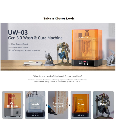 دستگاه  شست و شو و پخت کریلیتی مدل UW-03 برند Creality