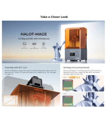 پرینتر سه بعدی کریلیتی مدل HALOT-MAGE 8K برند Creality