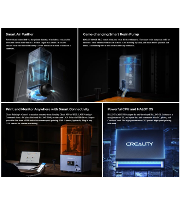 پرینتر سه بعدی کریلیتی مدل HALOT-MAGE PRO 8K برند Creality