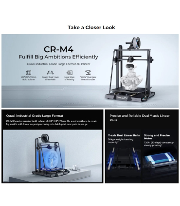 پرینتر سه بعدی کریلیتی مدل CR-M4 برند Creality