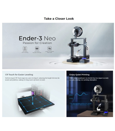 پرینتر سه بعدی کریلیتی مدل Ender 3 Neo برند Creality