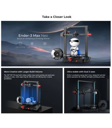پرینتر سه بعدی کریلیتی مدل Ender 3 Max Neo برند Creality